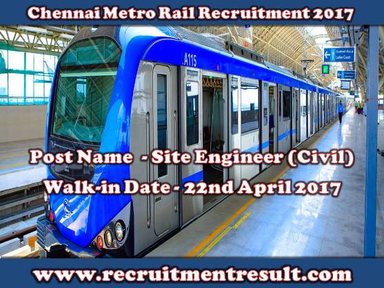 Chennai Metro Rail Recruitment 2017 Chennai Metro Rail Recruitment