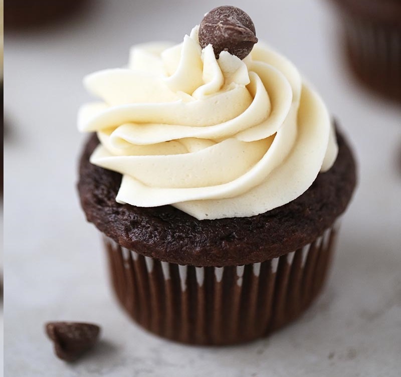 Cupcake de Nutella com Leite Ninho Pré Aquecendo