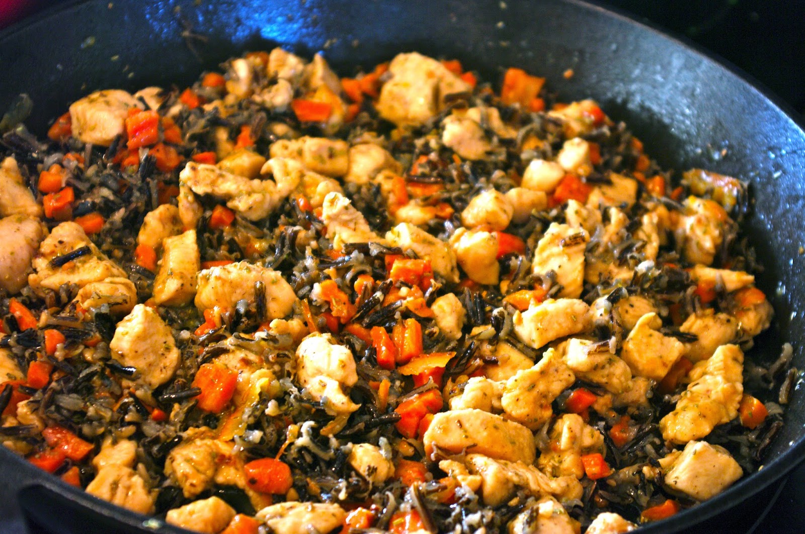 Kim Rosemary Chicken with Wild Rice
