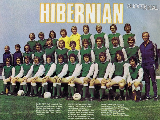 HIBERNIAN F.C 1975-76.