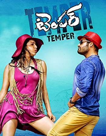 Poster Of Temper 2015 Dual Audio 190MB HDRip HEVC Mobile ESubs - UNCUT Free Download Watch Online Worldfree4u