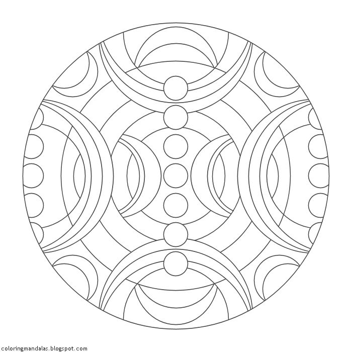 Coloring Mandalas: 43 Divine Shield
