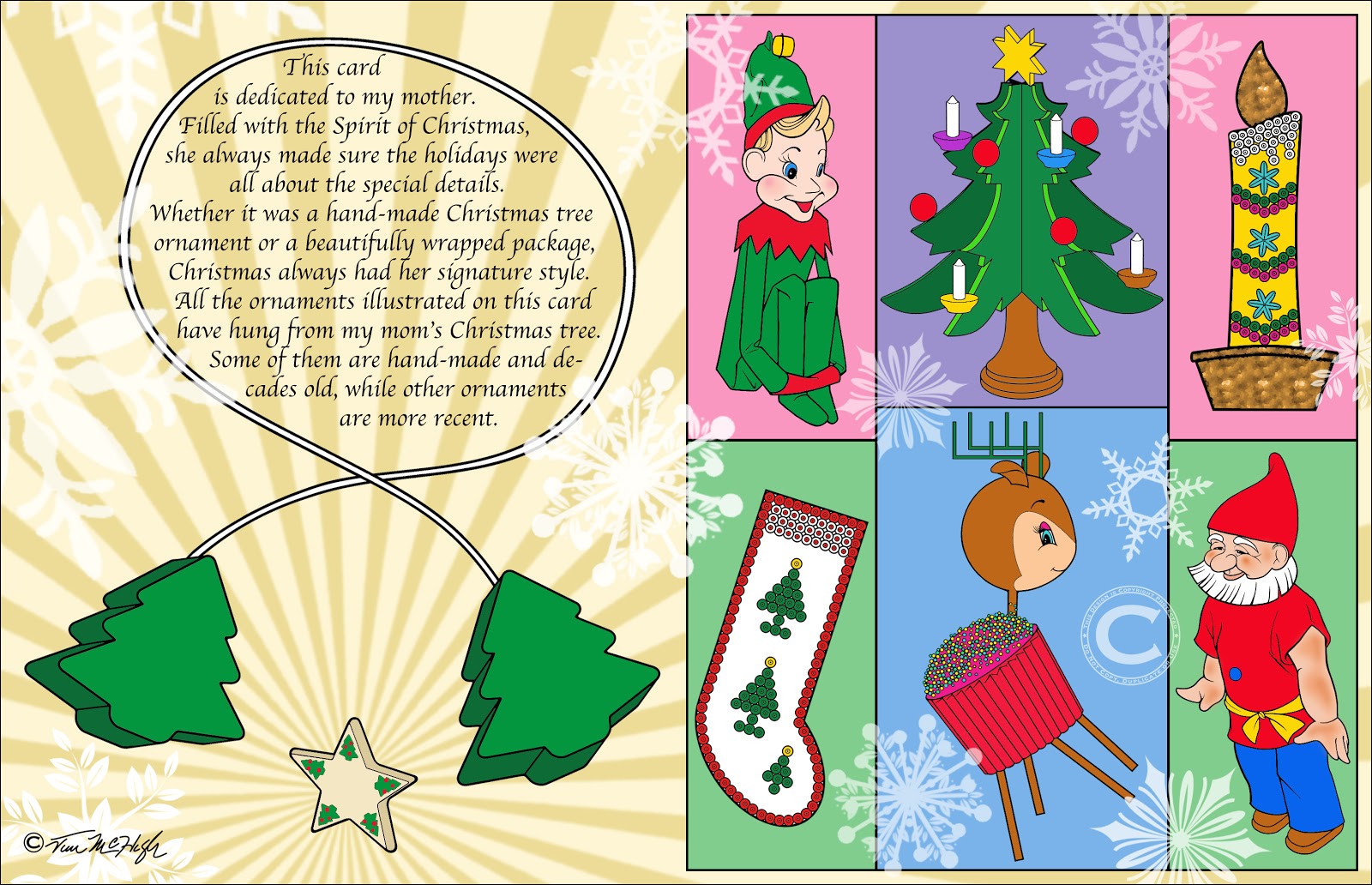 Rising From The Ashes: Christmas Ornaments Christmas Card