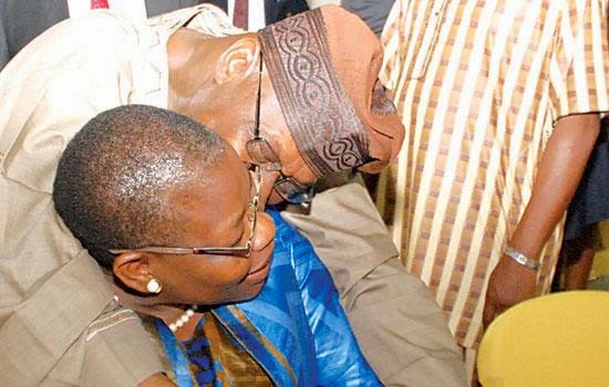 obasanjo oby Ezekwesili kissing