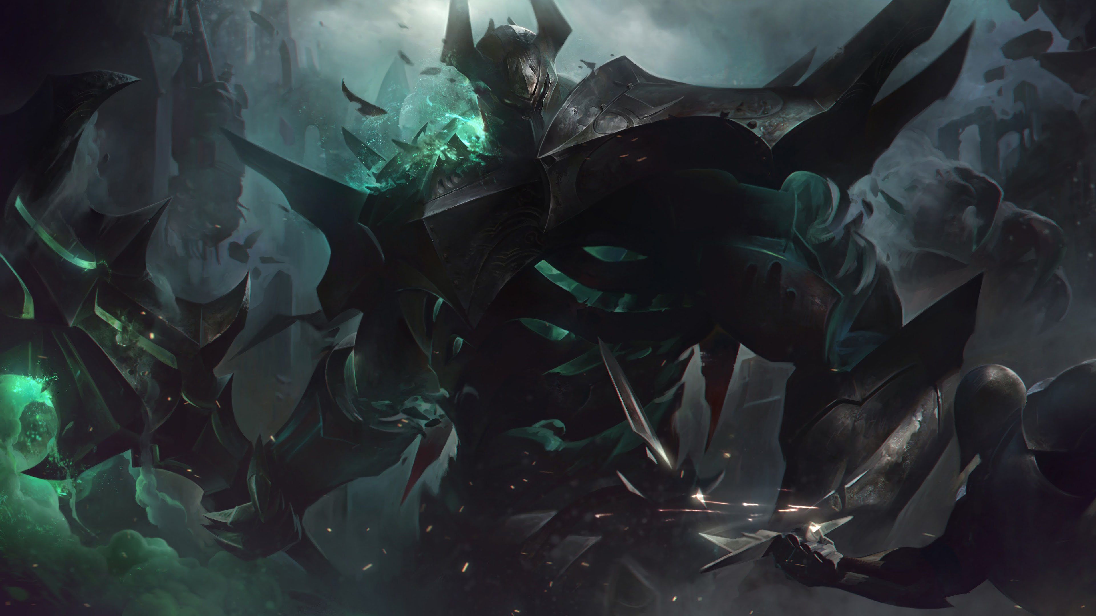Mordekaiser, Splash Art, LoL, 8K, 120 Wallpaper PC Desktop