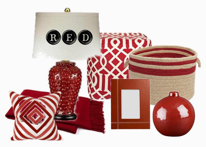 red accessories 