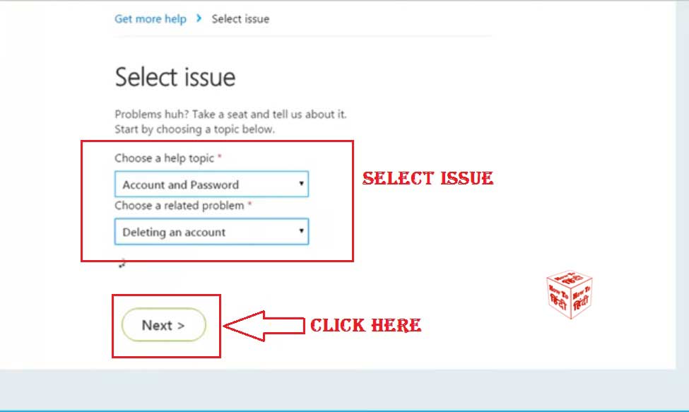 how to delete skype account video