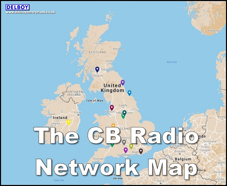Delboy's Radio Blog NEW CB Radio Network Map