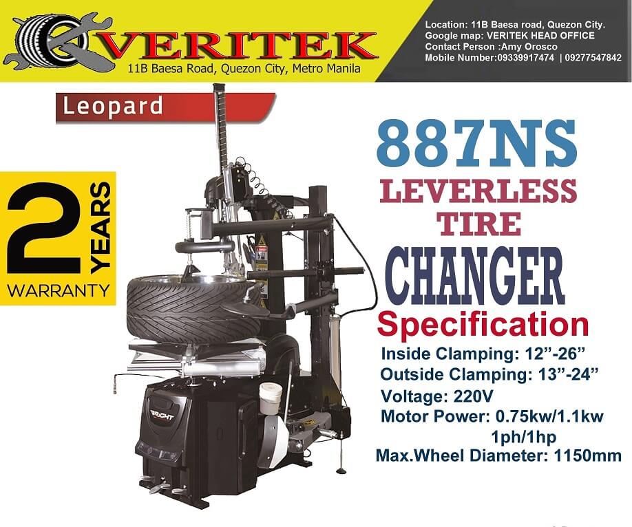 Bright 887NS Lerverless Tire Changer Philippine Automotive