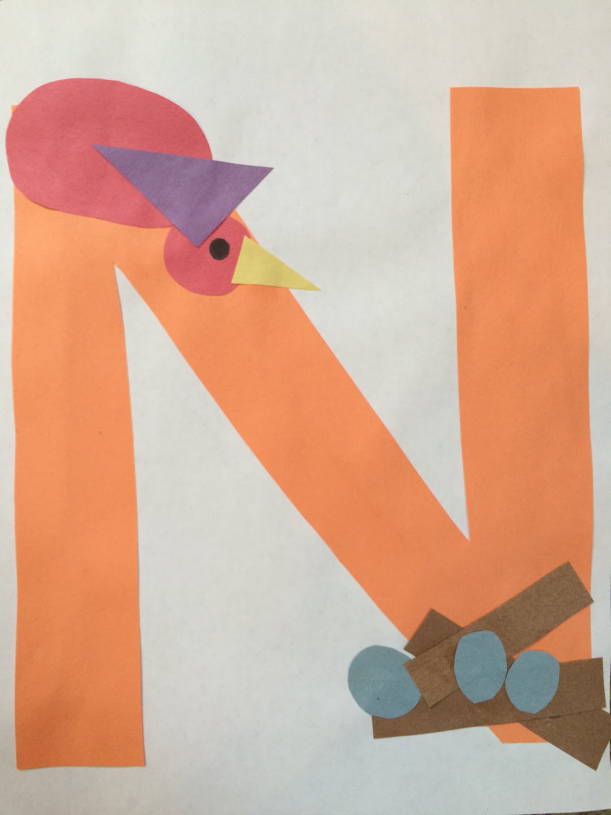 Letter N: N is for Nest, Build a Nest Pretend Play, Feed the Baby Birds