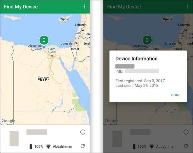كيفية الحصول على رقم IMEI بعد سرقة هاتف Android Screenshot_20180530-101655