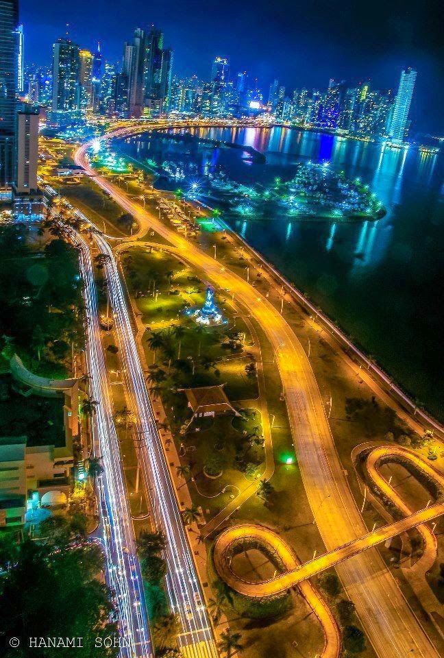 Panama Central America, an Attractive Destination Panama City at Night