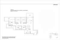 9 Residences 3 Bedrooms Floor Plans