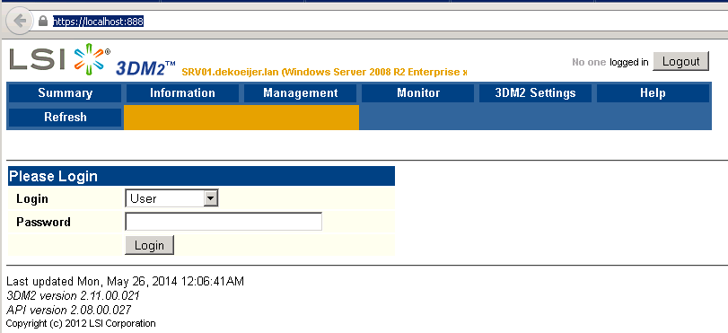 Yannick's Tech Blog: Upgrading the firmware on a 3ware 6950SE