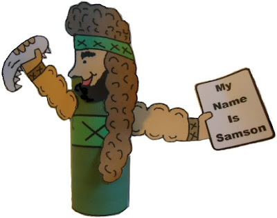 Church House Collection Blog: Samson Toilet Paper Roll Craft