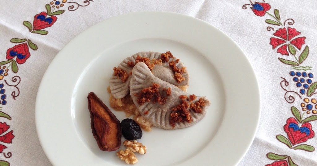 HOMEMADE SLOVENIAN FOOD SWEET BUCKWHEAT POCKETS SWEET BUCKWHEAT