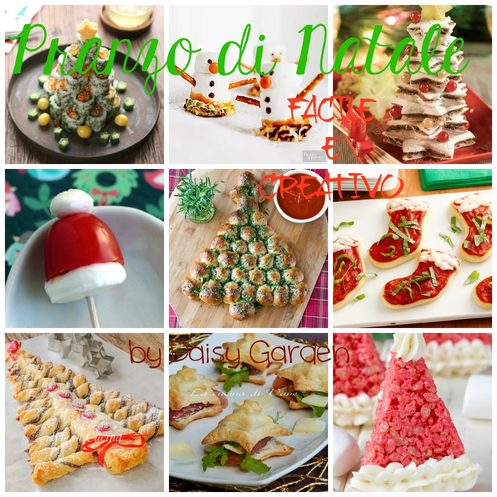 Idee Menu Per Natale.Daisy Garden Idee Per Un Pranzo Di Natale Creativo E Facile 2 Versione