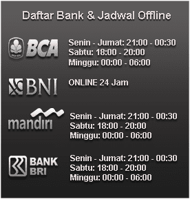 Jadwal Bank Offline