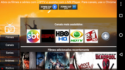 TV LIVRE APP DE FILMES,SERIES,ANIMES,CANAIS E RADIO NOVA ATUALIZAÇÃO V5.4.01 Iptvlivre