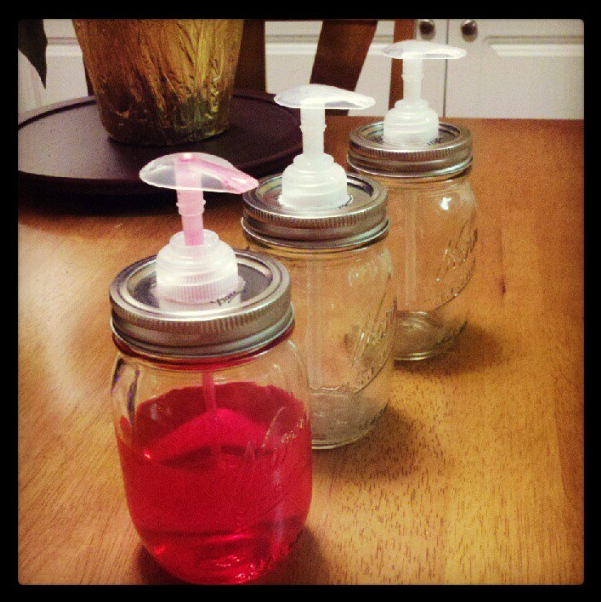 The WannaBe Chronicles DIYMason Jar Soap Dispenser