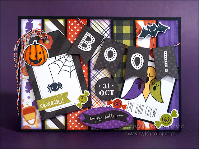 Xyron with Photo Play Paper Halloween Card