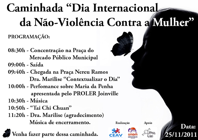 Caminhada "Dia Internacional da Não-Violência Contra a Mulher