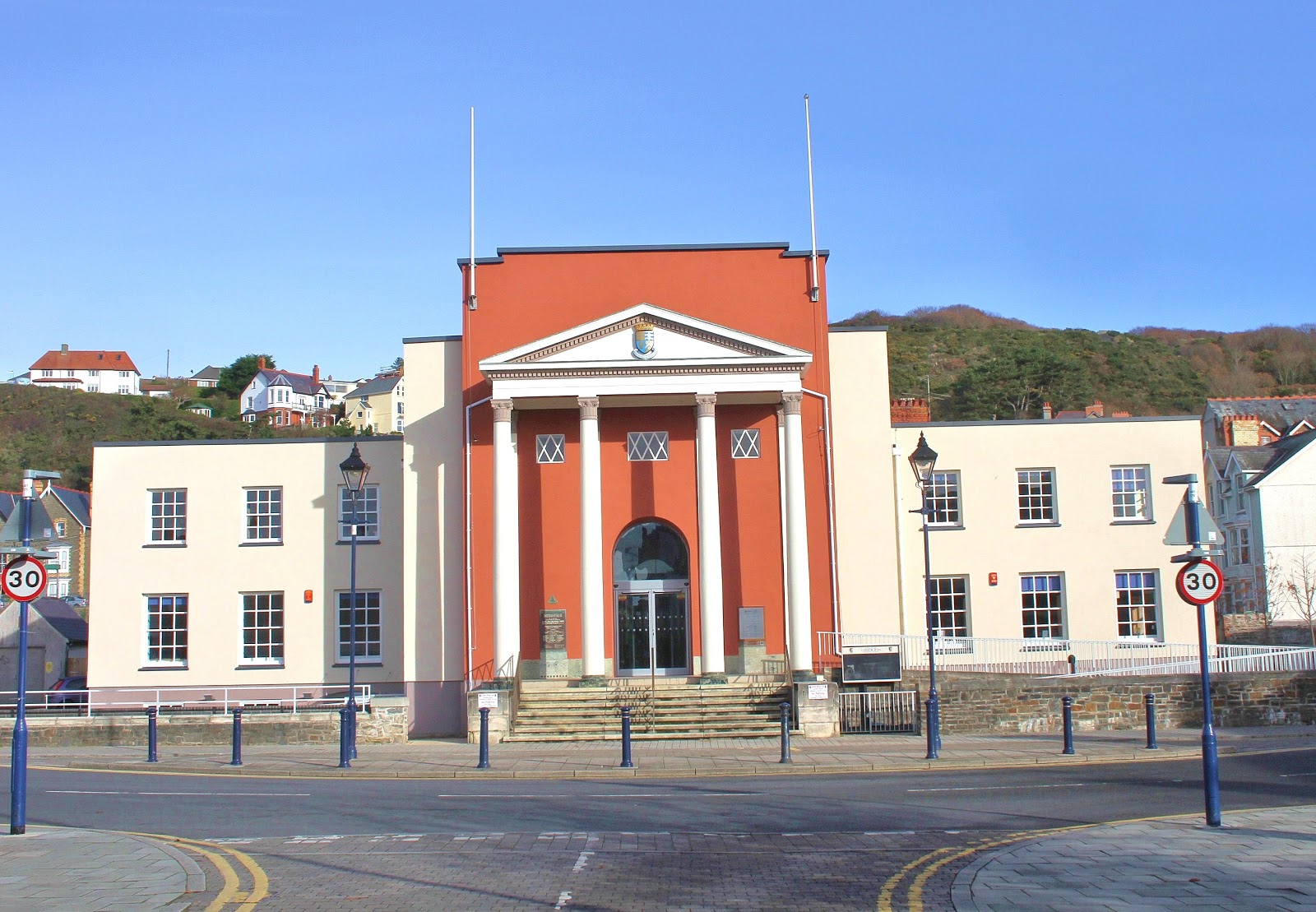 Alun Williams Aberystwyth Town Hall wins Building Commendation Award
