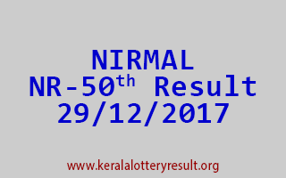 NIRMAL Lottery NR 50 Results 29-12-2017
