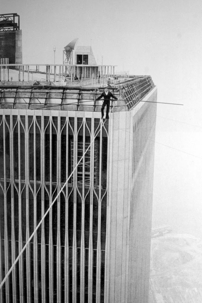 Man On Wire Newly Build World Trade Center Twin Tower