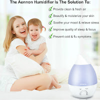 Aennon: Premium Cool Mist Ultrasonic Humidifier w/ Aroma Essential Oil Diffuser Aennon: Premium Cool Mist Ultrasonic Humidifier w/ Aroma Essential Oil Diffuser