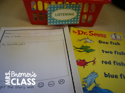 Sight word activities for literacy centers in Kindergarten