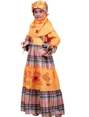 contoh desain baju muslim anak contoh desain baju muslim anak