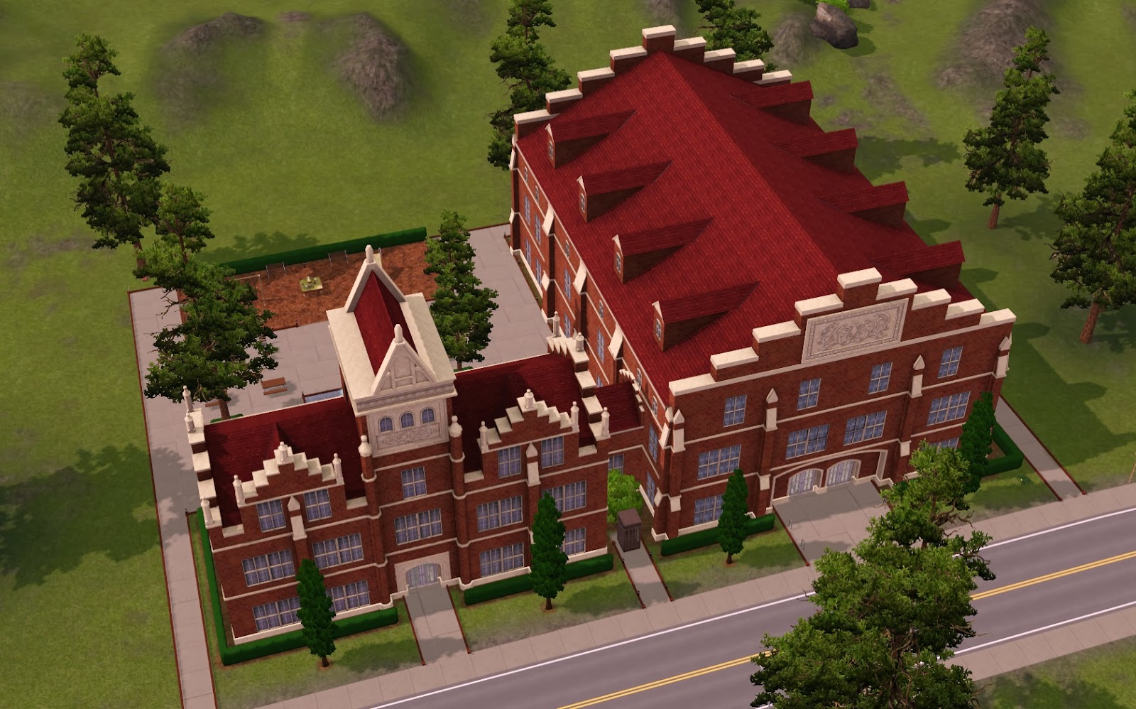 Summer's Little Sims 3 Garden Moonlight Falls (The Sims 3