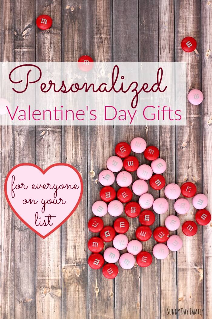 The ultimate personalized Valentine's Day gift guide! Find sweet personalized Valentine's Day gift ideas for everyone on your list - moms, kids, husbands, and more!