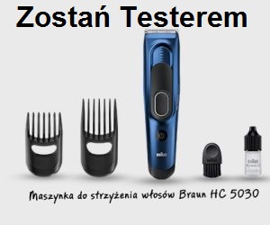 Przetestuj 1 z 32 maszynek do strzyżenia włosów Braun HC 5030 Konkurs