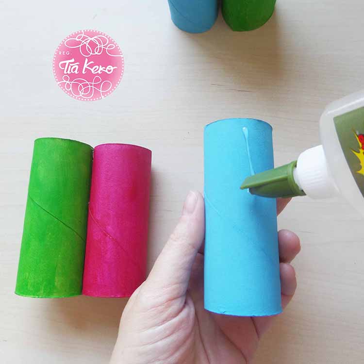 Tía Keko manualidades niños rollos higienicos