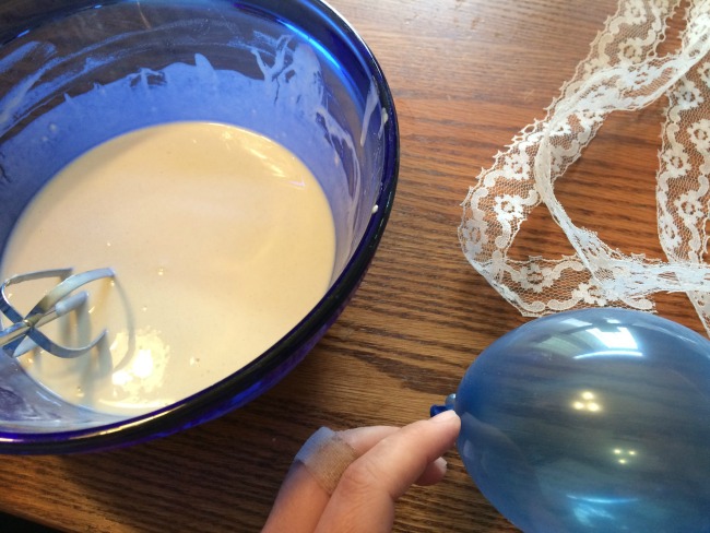 Before: Making my Easter eggs with balloons and a flour mixture. Before: Making my Easter eggs with balloons and a flour mixture.