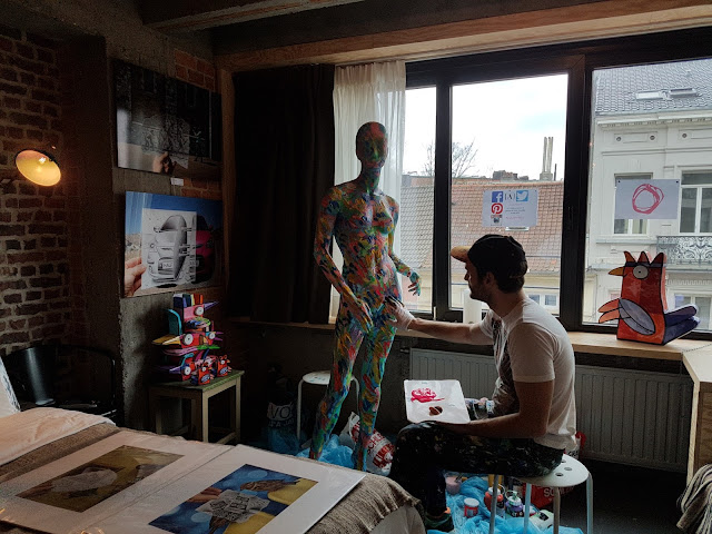 Artiste Ben Heine - Pop Up The Jam - Flesh and Acrylic - Colorfield Gallery - Bruxelles - Jam Hotel 2017 -16