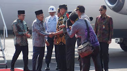 Pangdam II Sriwijaya sambut Kedatangan Wakil Presiden RI di Bandara Radin Inten II