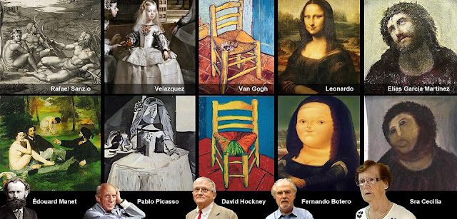 Megan Evangelyne Casiopea : Versiones de cuadros famosos