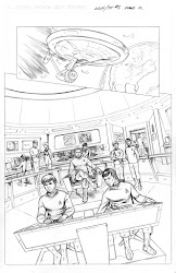 trek star legion pencil draw bridge heroes super crew pages superheroes spock kirk hc pencils highlights entire had series