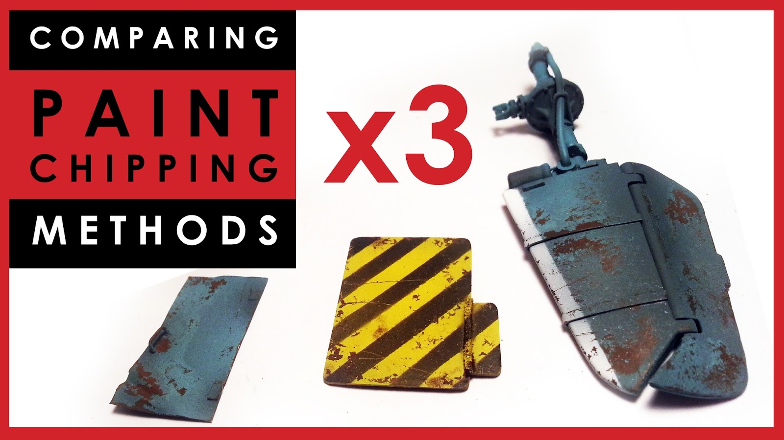 Dave's Model New video Comparing 3 x paint chipping