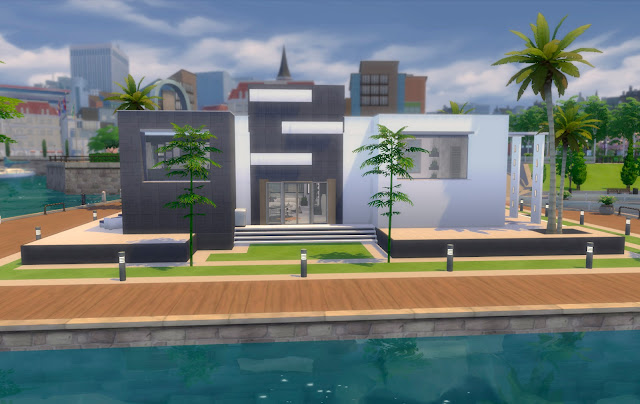 Ideal Ultramodern Mansion Sims 4 Custom Content