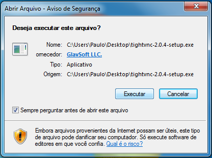 TightVNC (Server) - 100% Funcional no Windows 7 ~ Paulo Roberto