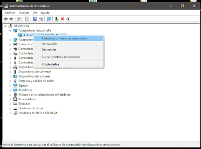 Actualizar sofware de controlador Actualizar sofware de controlador