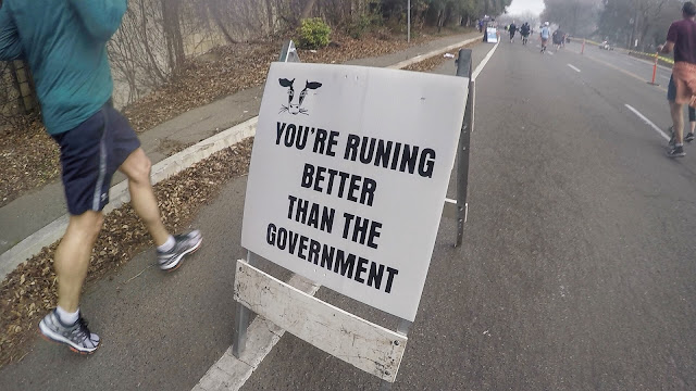 You're running better than the government