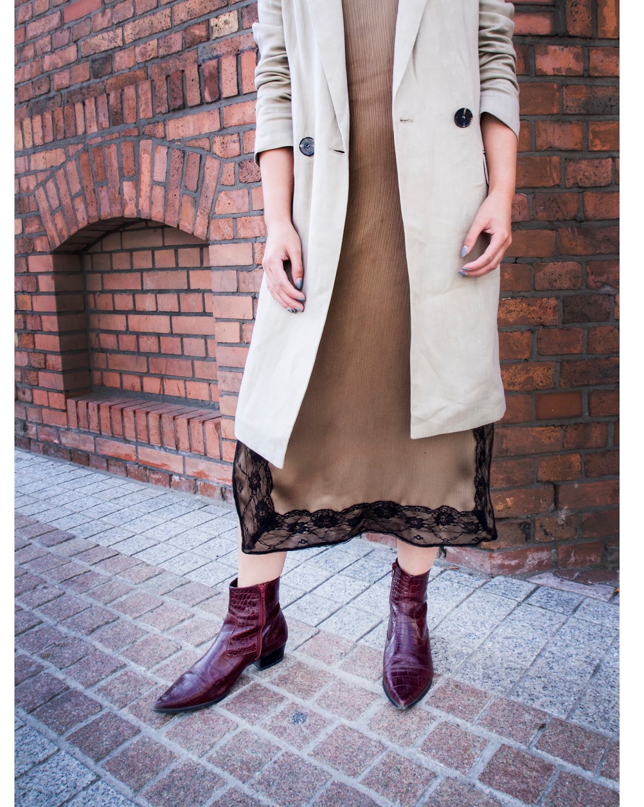 OOTD slip dress. Jak nosić ją na co dzień ? justyna polska