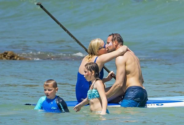 Crown Prince Haakon of Norway and Crown Princess Mette Marit of Norway and their children, Princess Ingrid Alexandra of Norway and Prince Sverre Magnus of Norway