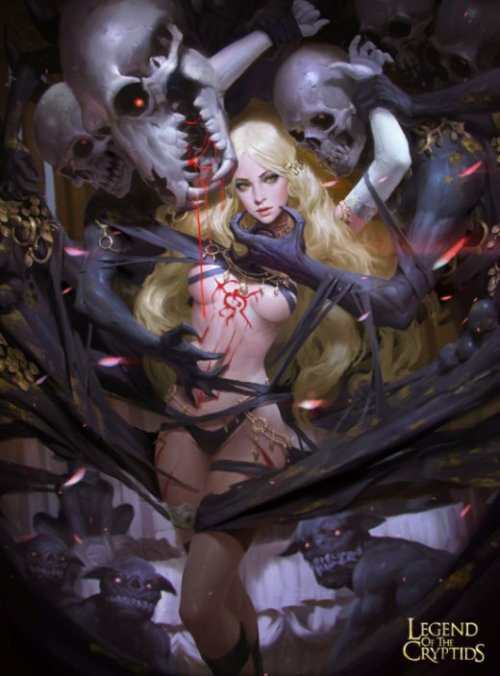 As belas mulheres nas ilustrações de fantasia e ficção científica de Heon Hwa Choe a.k.a. Kilart Heon Hwa Choe kilart artstation deviantart arte ilustrações fantasia ficção científica games mulheres