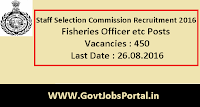 Staff Selection Commission Recruitment 2016 